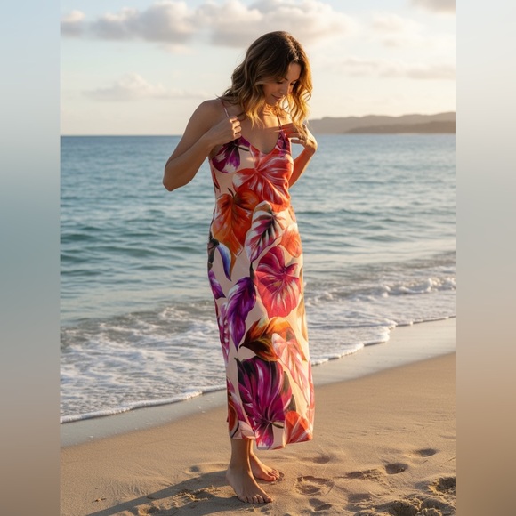 Karen Kane Women’s Tropical Floral Dress Size Small NWT - Picture 14 of 14